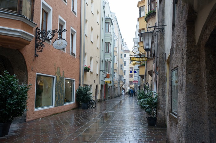 Innsbruck bei Regen