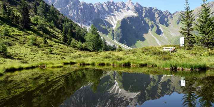 Die Südtiroler Bergwelt im Sommer