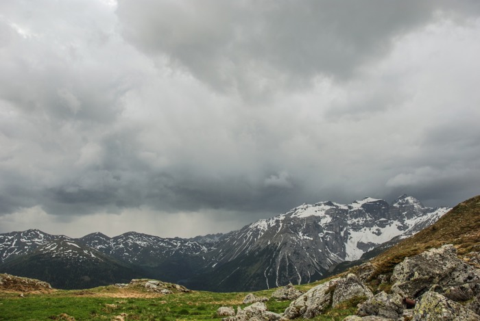 Wipptal bei Regen