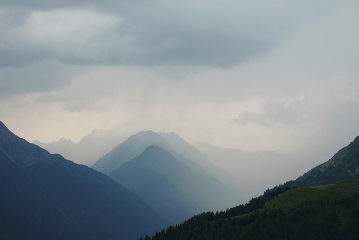 Seefeld bei Regen